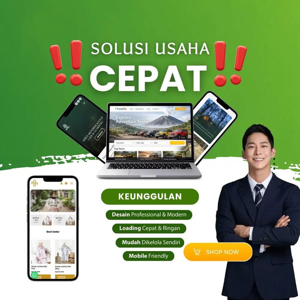 Solusi Usaha Cepat – Website & Sistem Digital untuk Bisnis