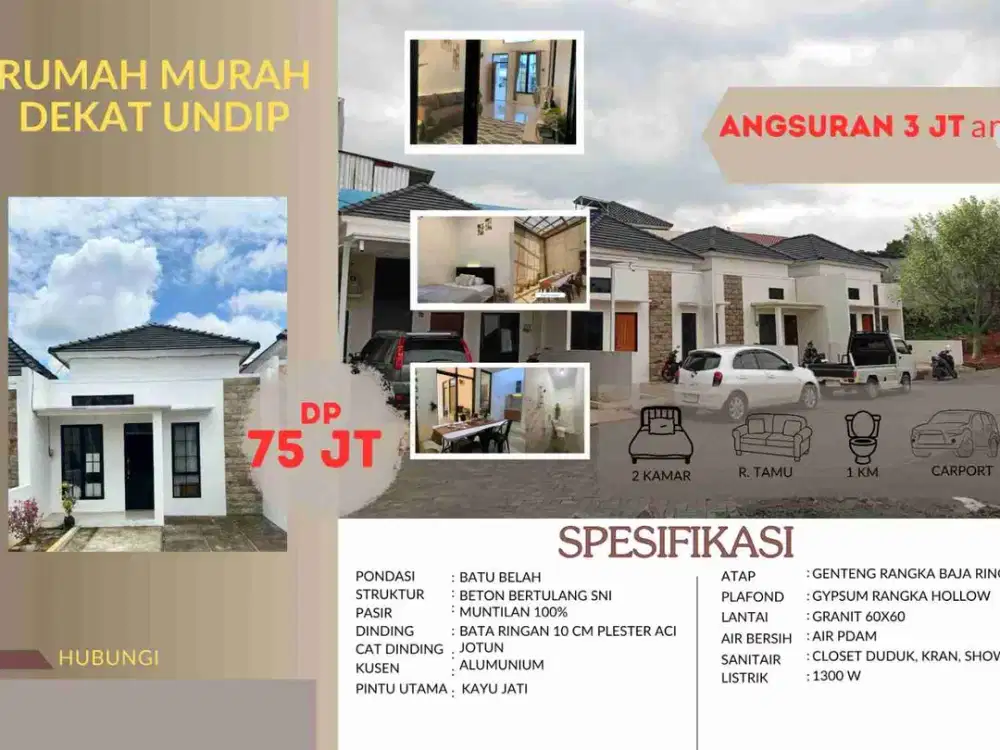 INDEN BANGUN DI DALAM PERUMNAS BANYUMANIK DP SUKA-SUKA SELANGKAH KE HERMINA UNDIP HIDAYATULAH