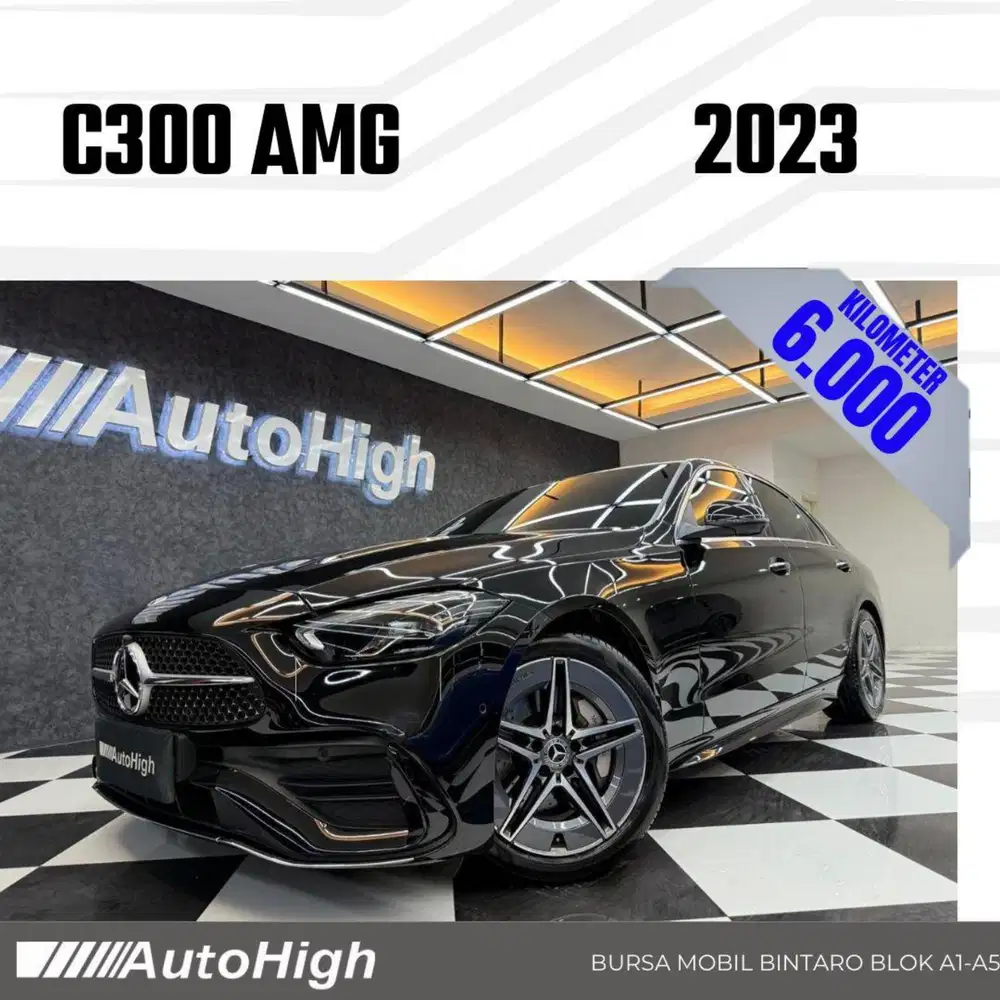 DP10% [Km6.000] C300 AMG 2023 Black Reg 2022 #AUTOHIGH