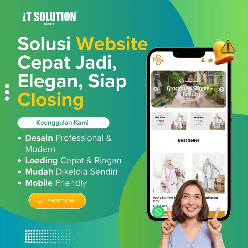 Solusi Website Cepat Jadi, Desain Elegan & Siap Mendatangkan Closing
