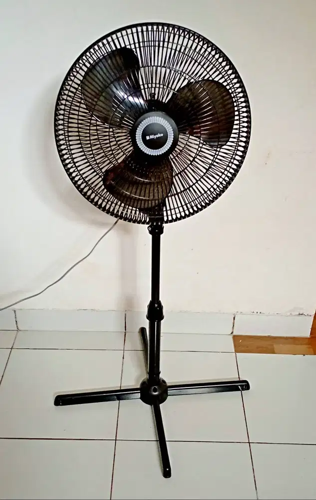 Kipas angin maspion berdiri stand hitam normal