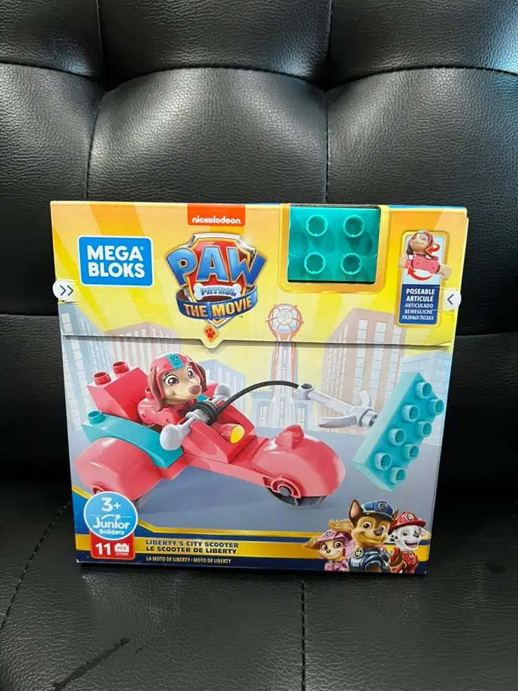 [ NEW ] Mega Bloks PAW Patrol The Movie Liberty's City Scooter