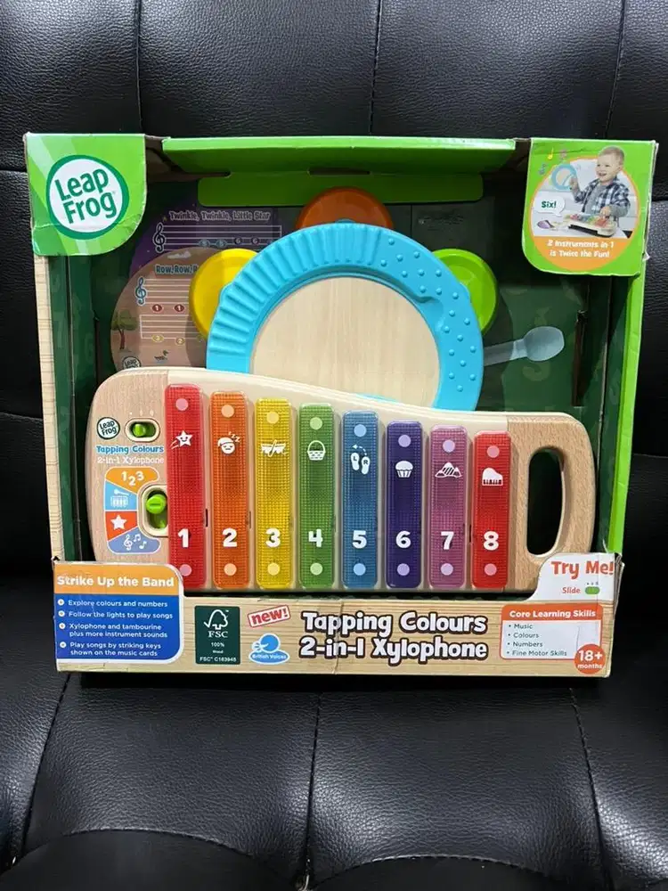 [ NEW ] LEAPFROG Tappin' Colors 2-in-1 Xylophone