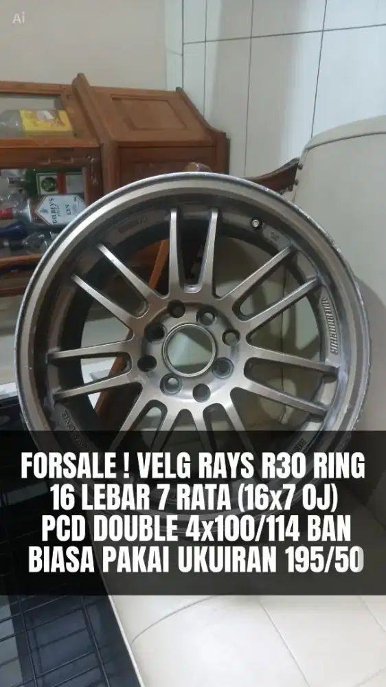DIJUAL VELG RAYS RE30 R16
