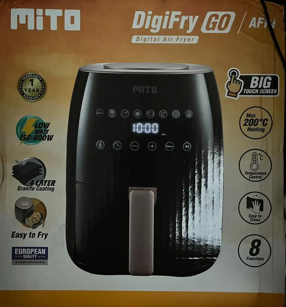 DigiFry Go AF2 - Digital Air Fryer Mito - New in Box