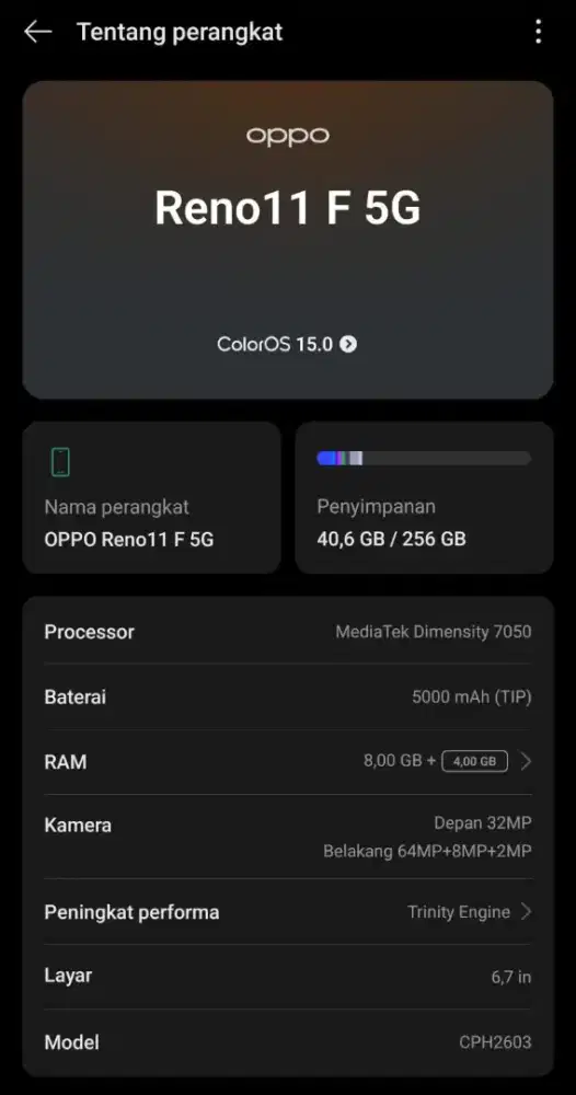 OPPO RENO 11F 5G