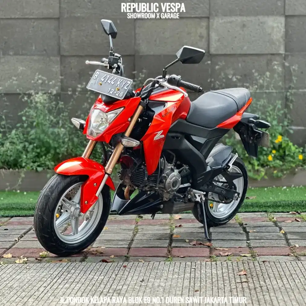 DIJUAL KAWASAKI Z125 PRO 125CC TAHUN 2016 MOTOR SIMPANAN RARE