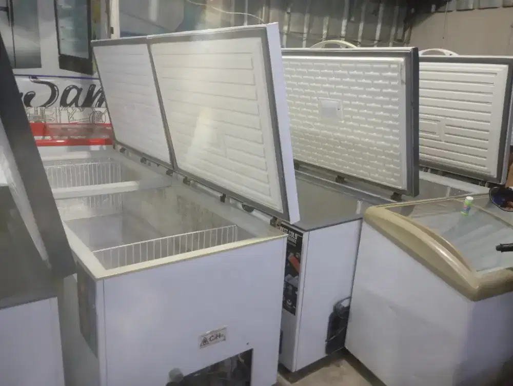 jual freezer ukuran 1200 liter normal tinggal pakai saja