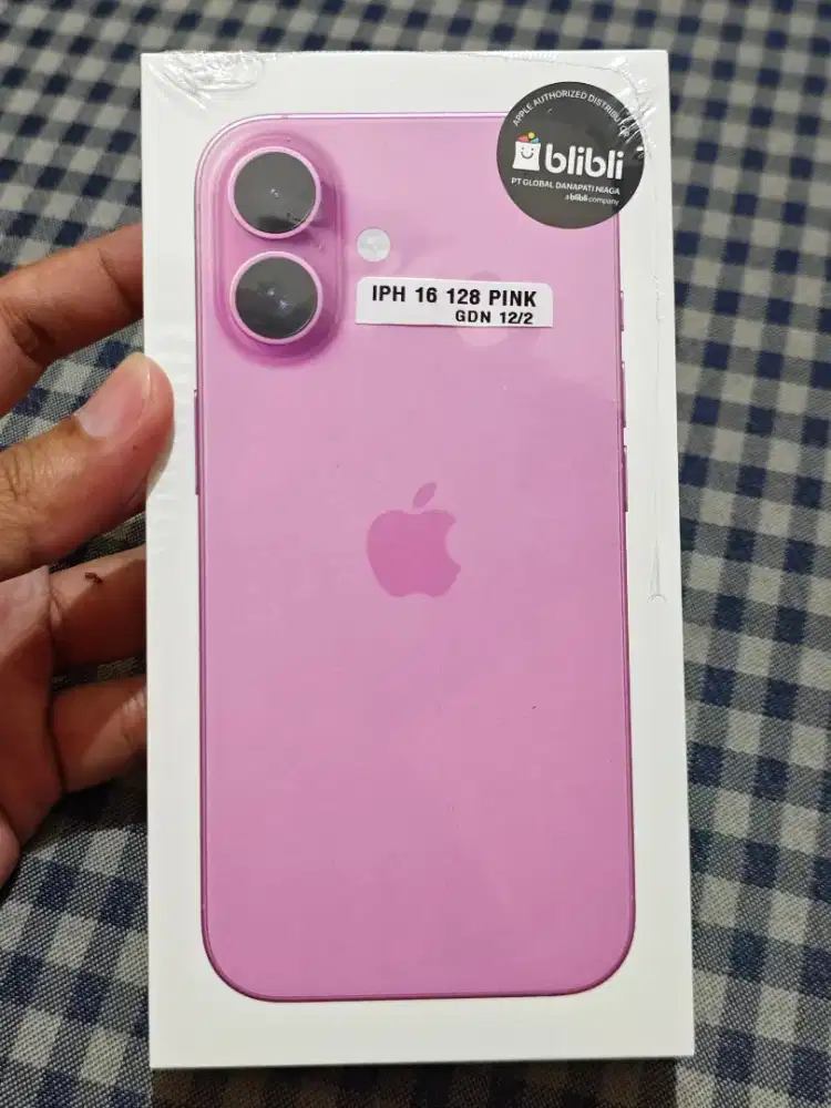 Iphone 16 128Gb Pink Baru