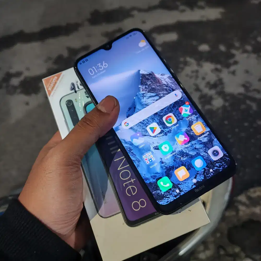 Redmi Note 8, 4/64Gb Fullset, bisa TT