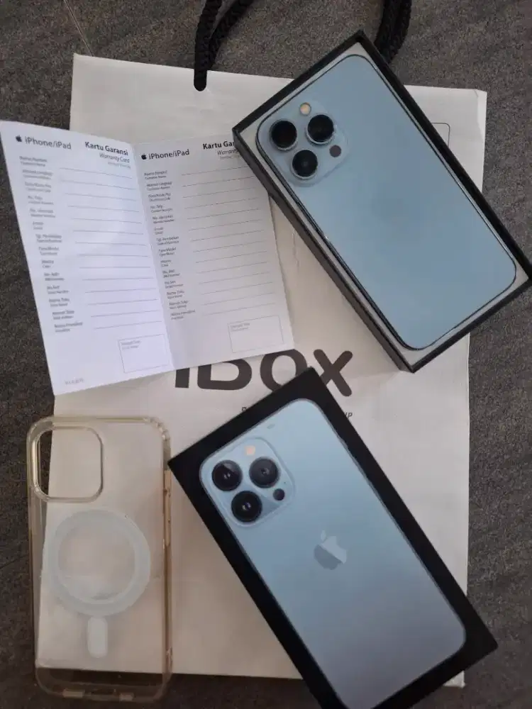 Iphone 13 pro 256 sierra blue like new ibox
