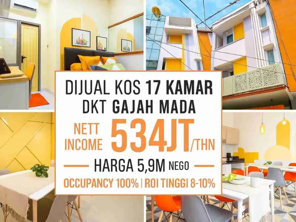 Jual Kost Exclusive Baru Dekat Gajah Mada