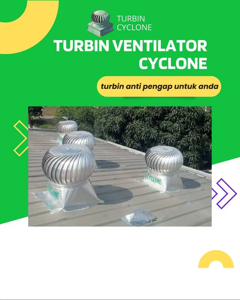 JUAL TURBIN VENTILATOR SURABAYA MERK CYCLONE