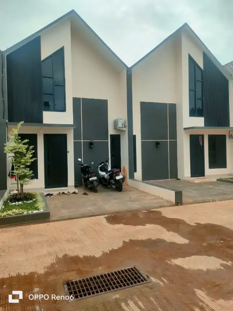 Rumah Scandinavian mezanine 4 menit ke tol sawangan