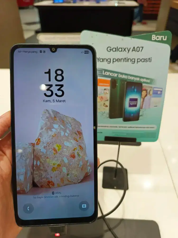 Samsung galaxy A07 4/64 bunga ringan cukup ktp