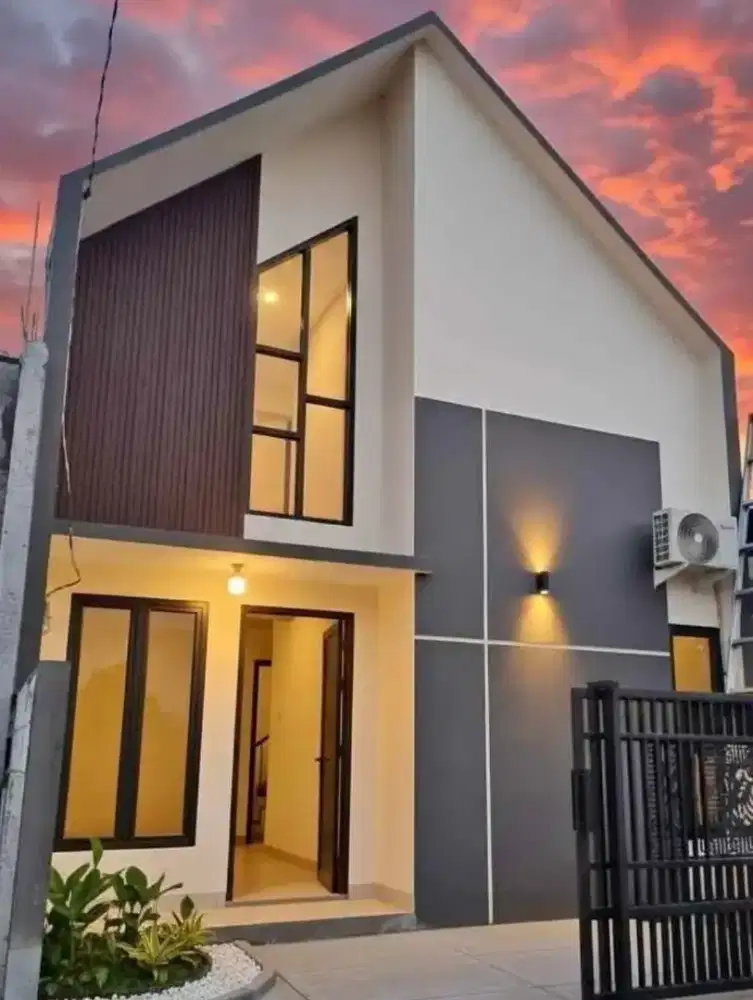 Rumah Scandinavian mewah harga promo bonus 1 Unit motor beat new