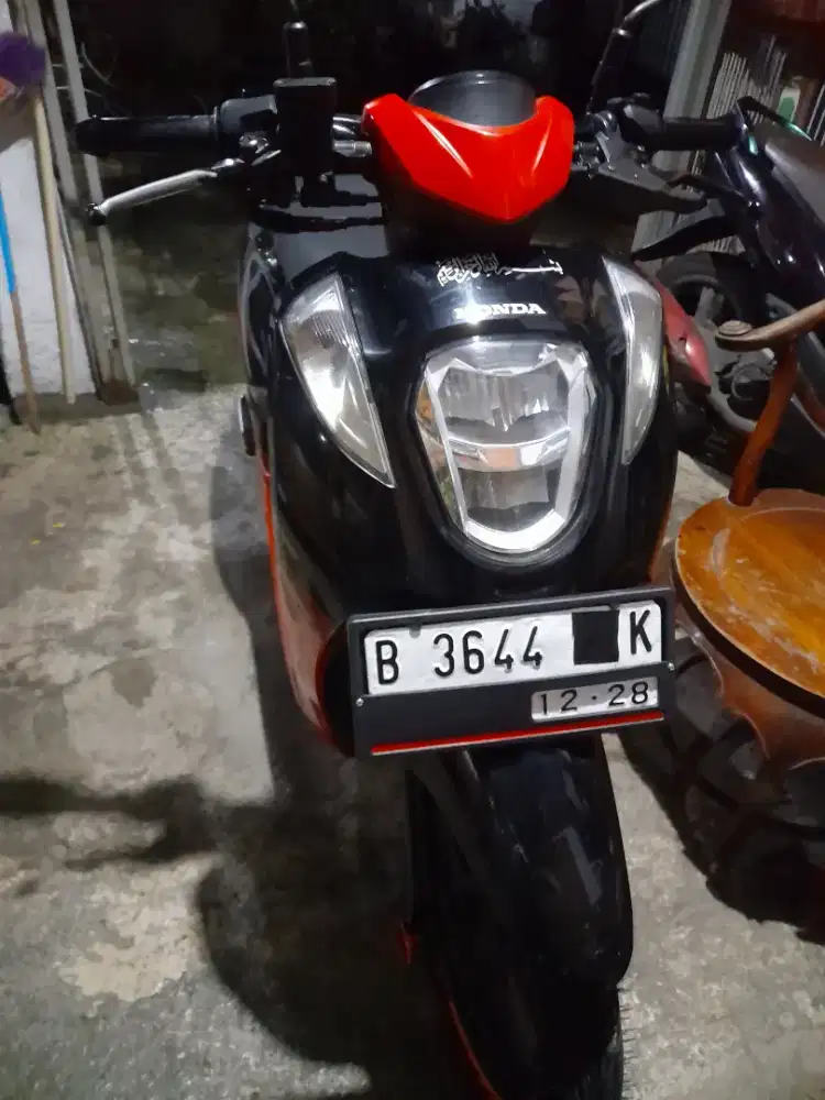 Honda genio 2019 lengkap (iss idling stop),mesin sehat,cvt krng halus