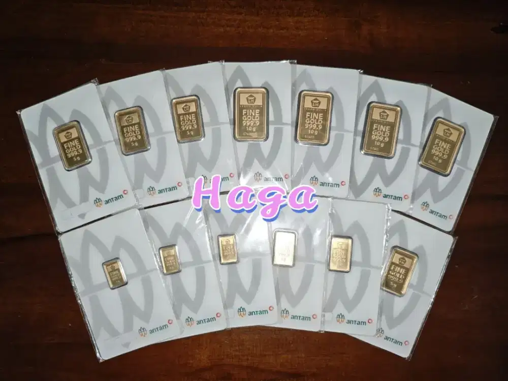 Dijual logam mulia emas ANTAM