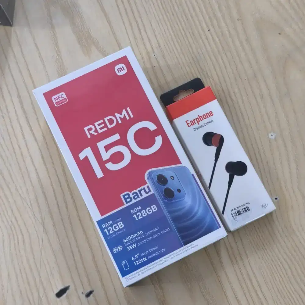 Ready warna lengkap redmi 15C 16/256 bisa COD gratis ongkir