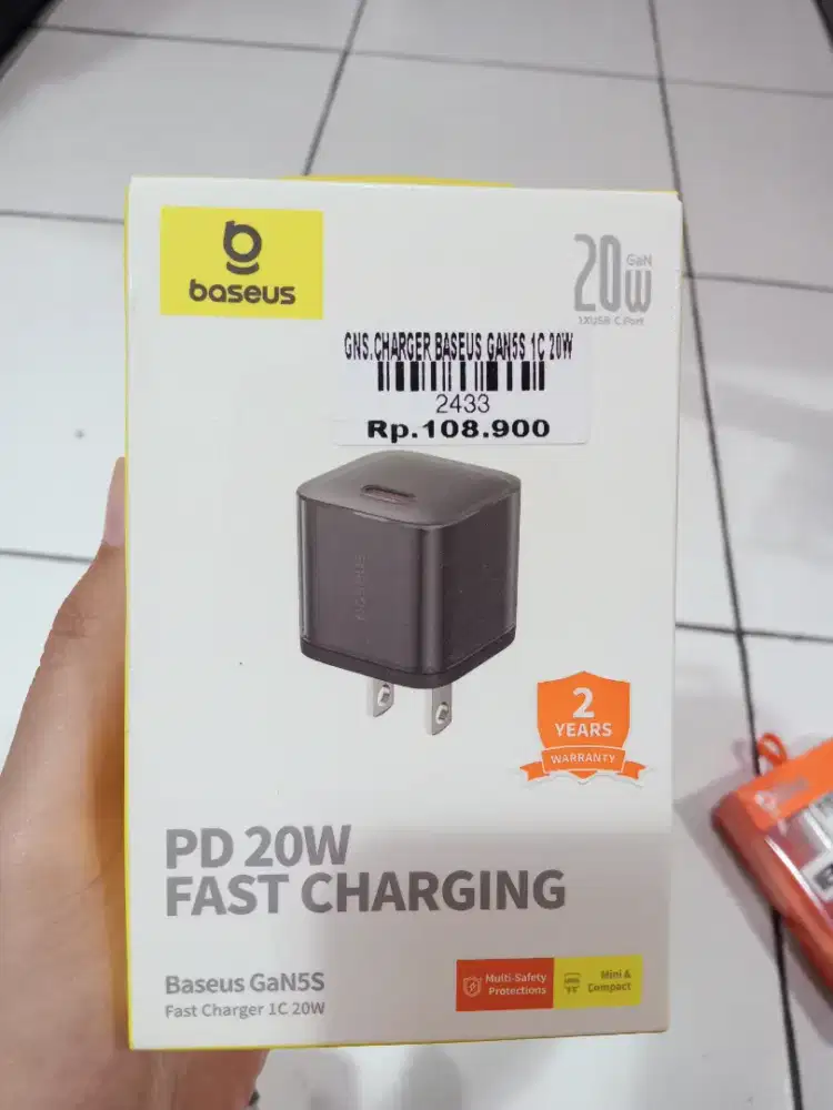 CHARGER BASEUS GAN5S 1C 20W| ATLANTIS DAHSYAT