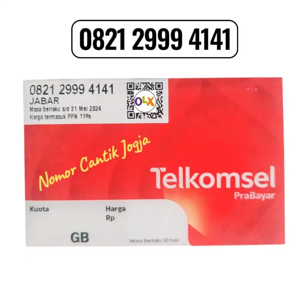 Nomor Cantik Simpati ekor 4141
