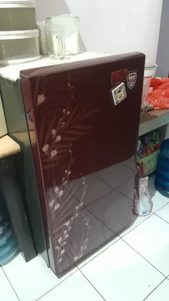 Jual bu kulkas 1 pintu normal dingin beku cepat merk SHARP