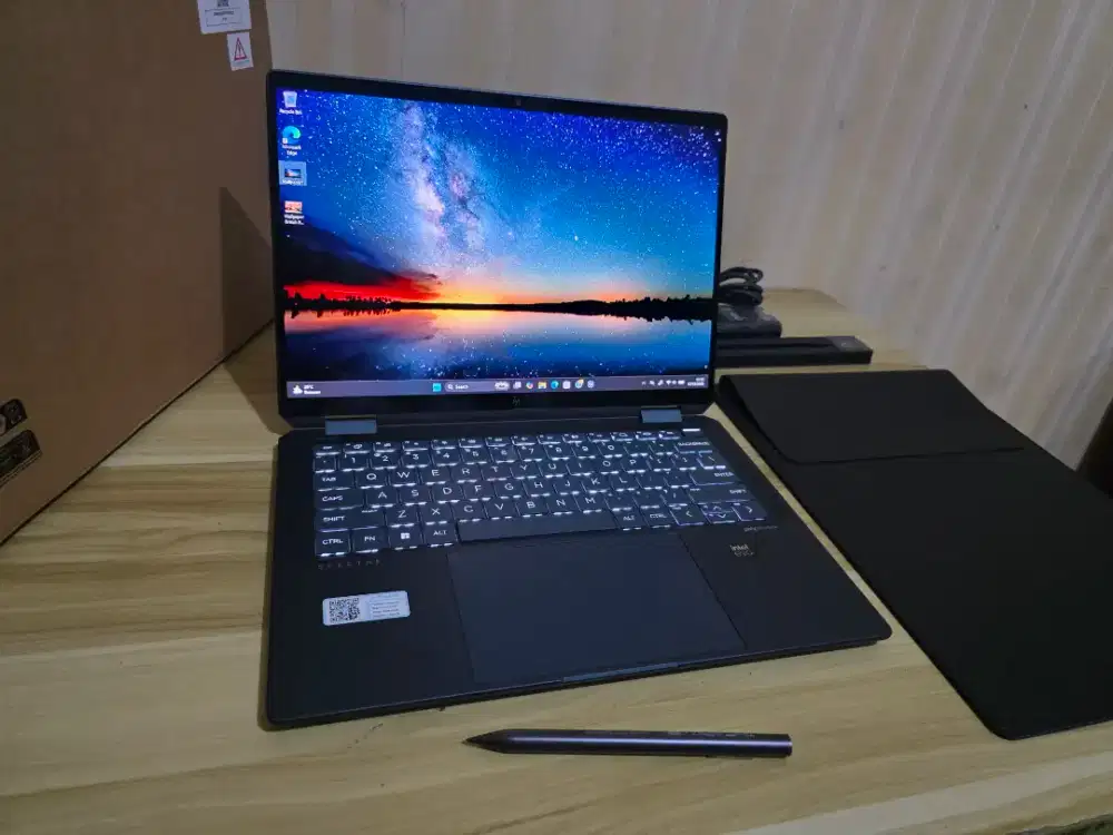 Laptop HP Spectre x360 i7 155H ram 32tb Touch Oled mrp X1 Yoga 9 xps