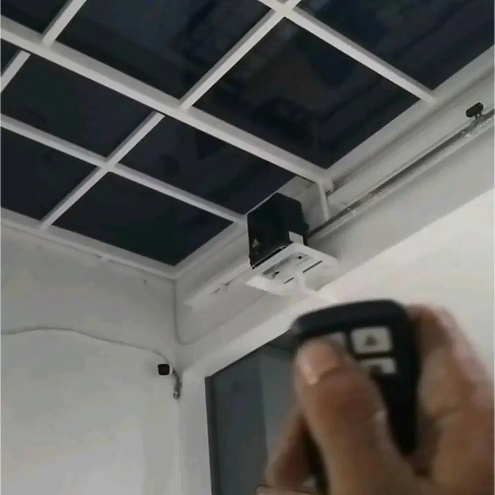 kanopi sliding otomatis atap solarflat