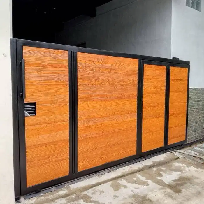 pagar rumah serat kayu grc