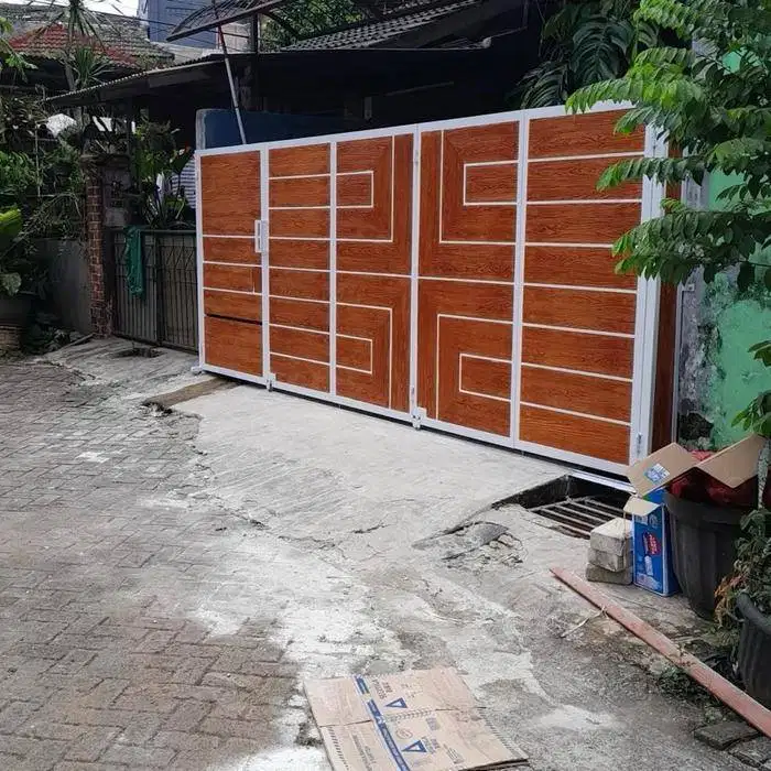 pagar rumah lipat dan sliding