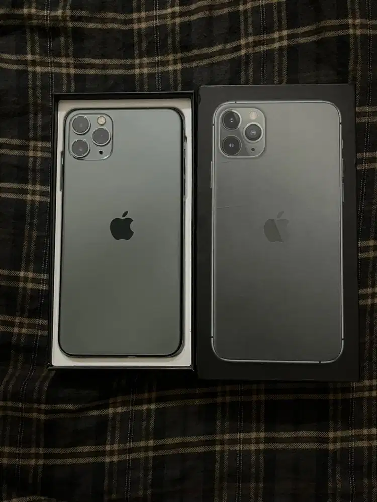 iphone 11 ProMax 256gb warna MIDNIGHT GREEN