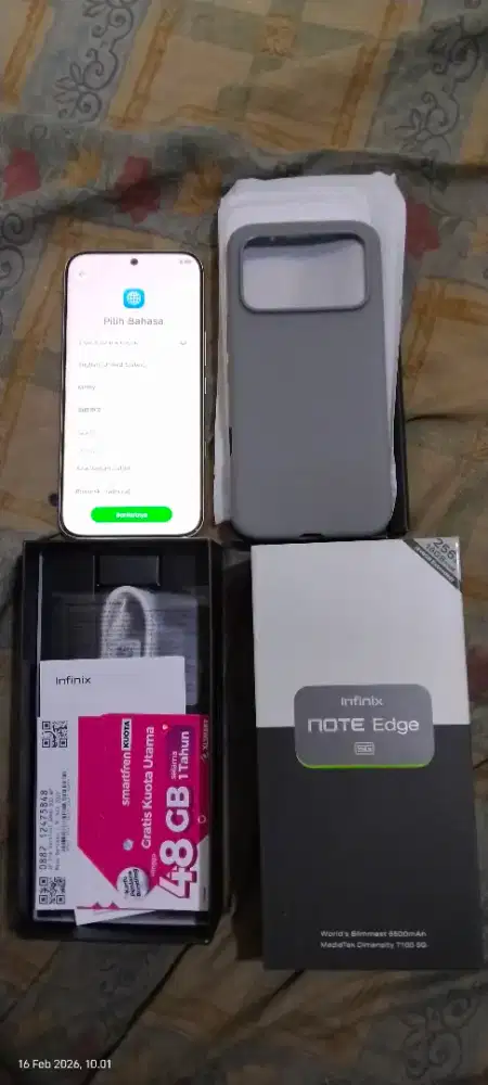 Infinix note Edge 5G+ 8/256GB BARU