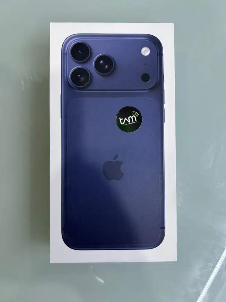 NEW IPHONE 17PROMAX 256GB DEEPBLU GRS NASIONAL