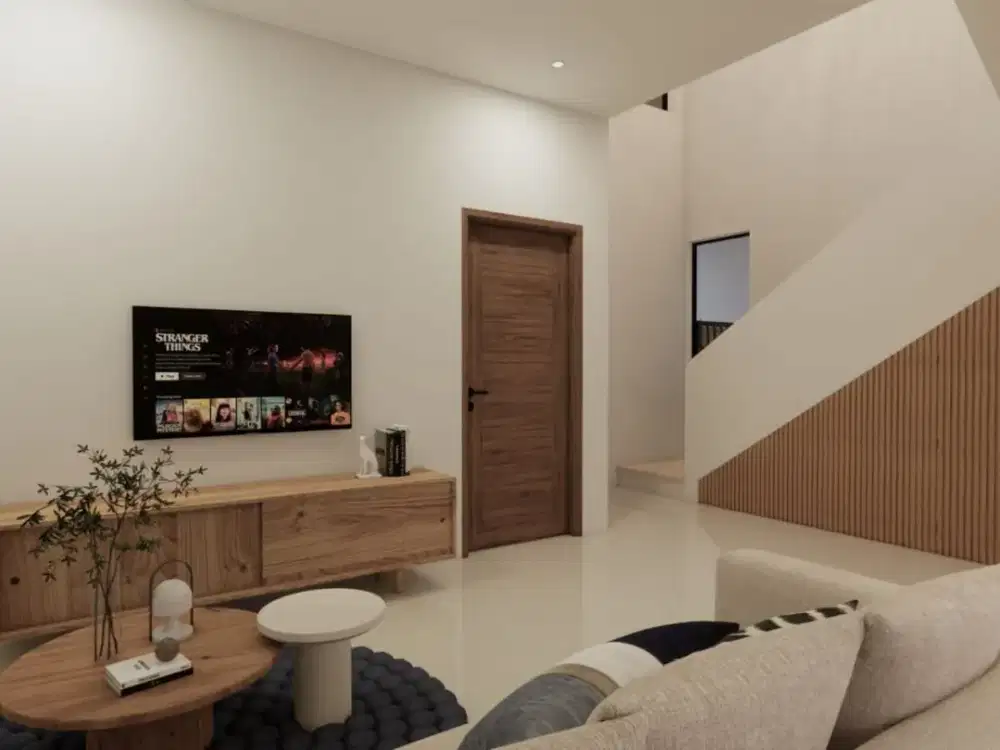 VILLA BRAND NEW PRIVAT POOL SEMI FURNISHED LOKASI STARTEGIS DI CANGGU