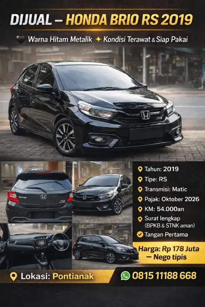 Brio matic rs 2019