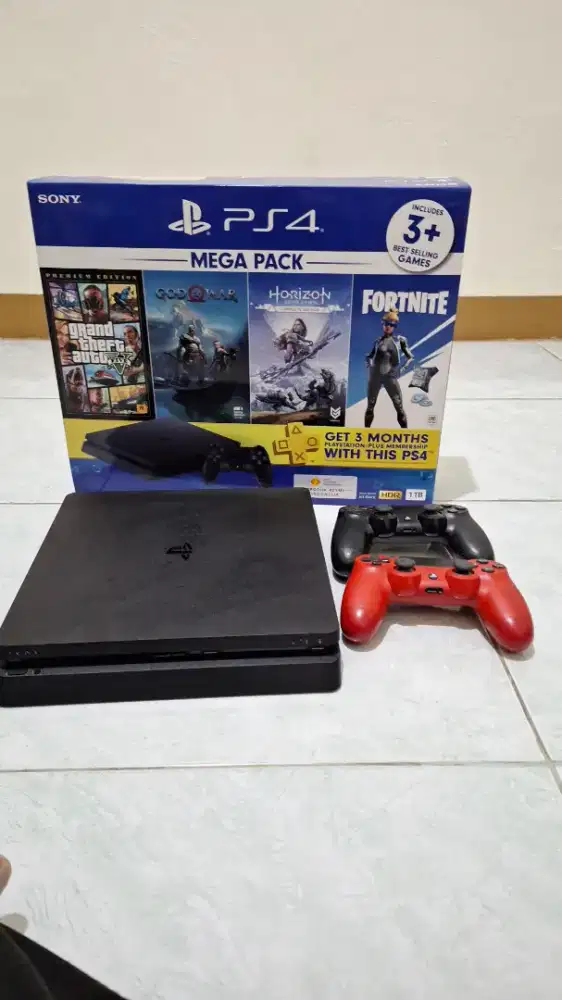 Dijual cepat ps4 nemori 1 tera stick 2