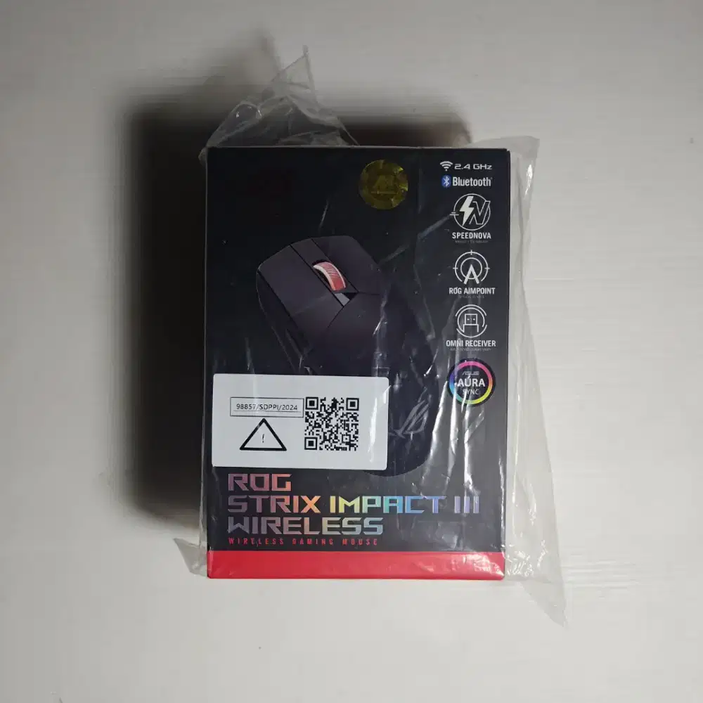 [BNIB] Asus ROG Strix Impact III Wireless, mouse gaming ultra ringan!