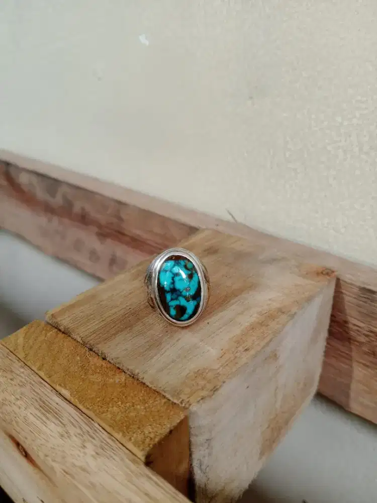 Batu pirus ring perak