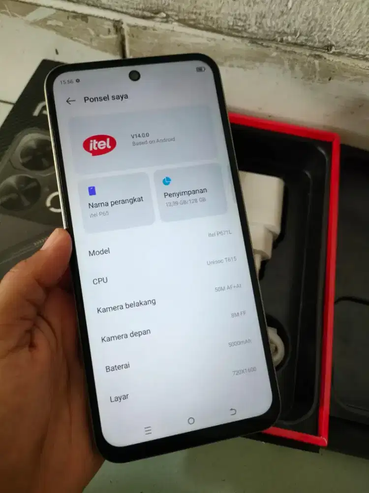 Itel p65 ram 8/128 fullset