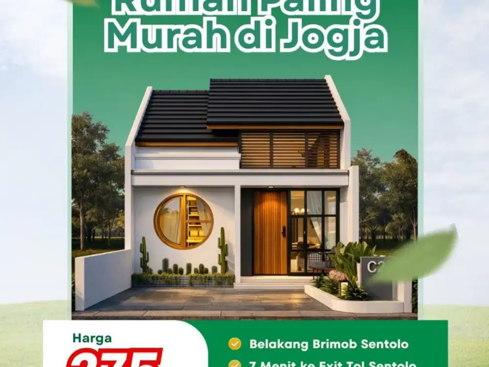 Miliki Rumah Sendiri di Sentolo Kulon Progo dengan Harga Mulai 275 Jutaan, Dekat Fasilitas Umum dan Exit Tol