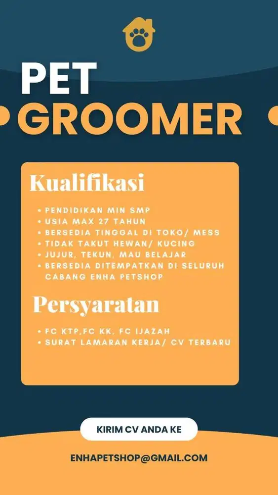 Kasir, dan driver juga butuh ya :)