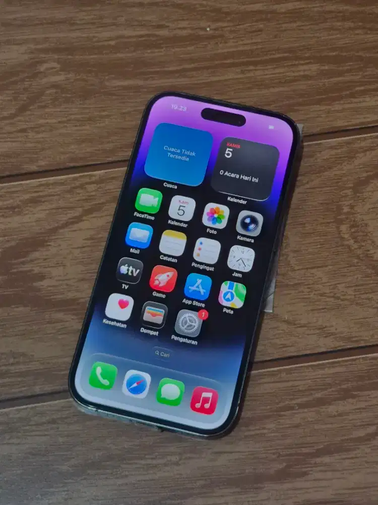 iPhone 14 Pro 256GB Deep Purple Mulus Full Function Siap Pakai