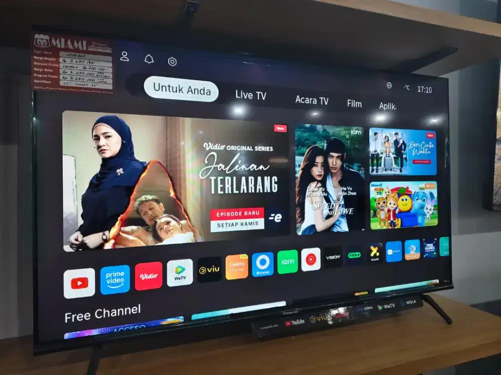 TV Panasonic 43Inch 43NS Kredit DP 0 Free 1X Angsuran