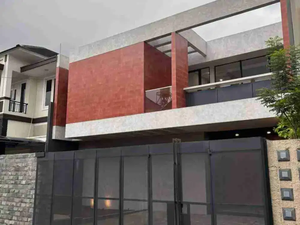 Rumah Baru Aesthetic Kontemporer di Semarang Jawa Tengah LB 376 harga 5,9 Milyar