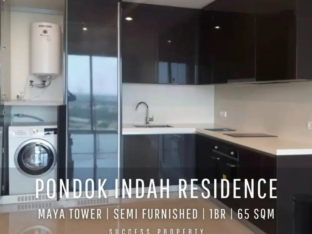 For Sell! Pondok Indah Residence 1BR Tower Maya Middle Floor City View Move-in Ready