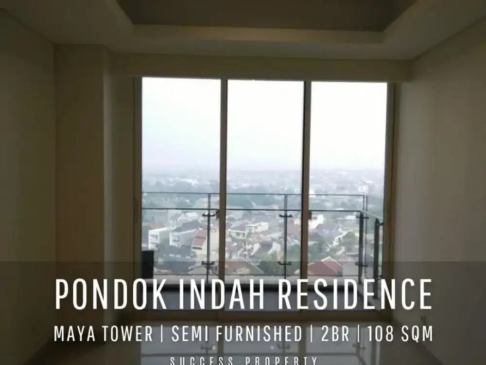 For Sell! Pondok Indah Residence Tower Maya Middle Floor 2BR with City View