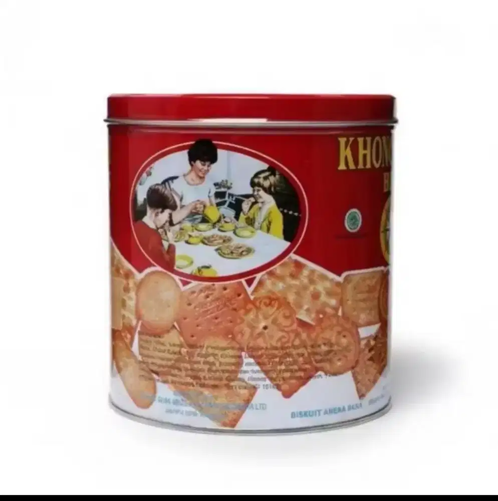 KHONG GUAN ASSORTED BISCUITS - KALENG BULAT 650 GRAM