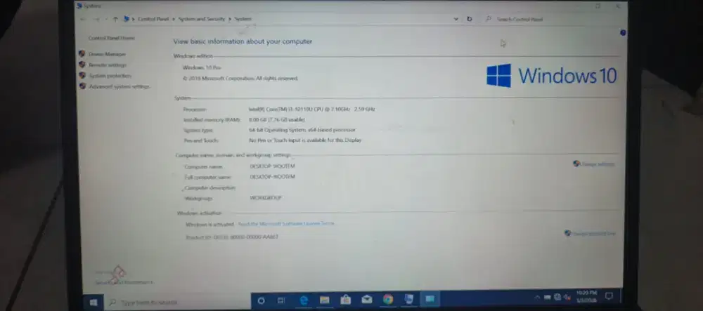 Laptop dell latitude 3410