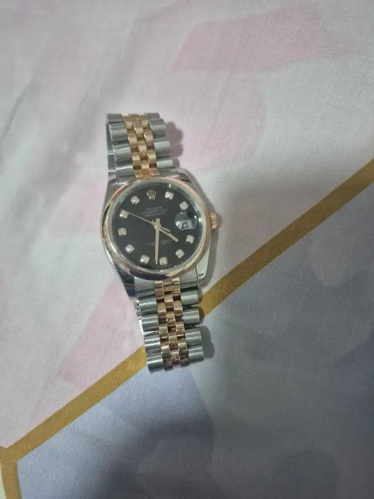 Rolex 116201 jubille diamond watch only