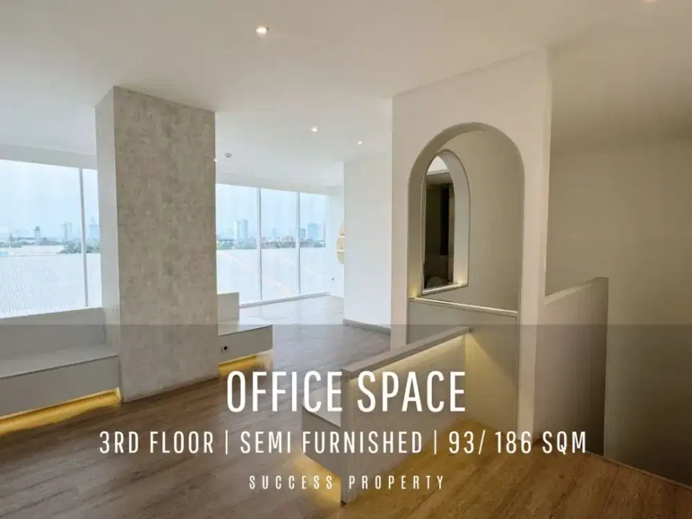 For Rent! Office Space Bintaro Graha Lantai 3 Unit Semi-Furnished